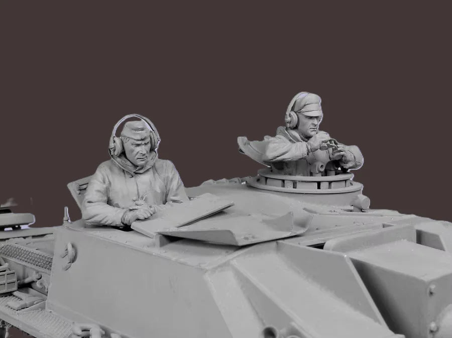 WWII German Soldiers — 1/35 Resin Figure Set