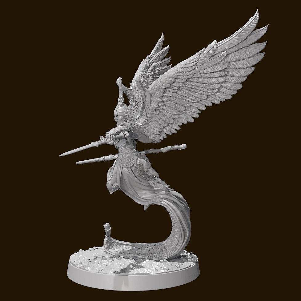 75mm Angel, Resin Model Figure Kit, Fantasy Theme, Unassembled and Unpainted