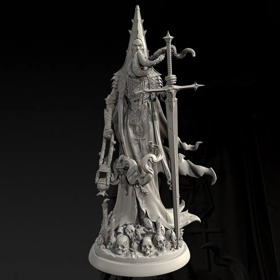 50mm Sorcerer, Resin Model Figure Kit, Fantasy Theme, Unassembled and Unpainted