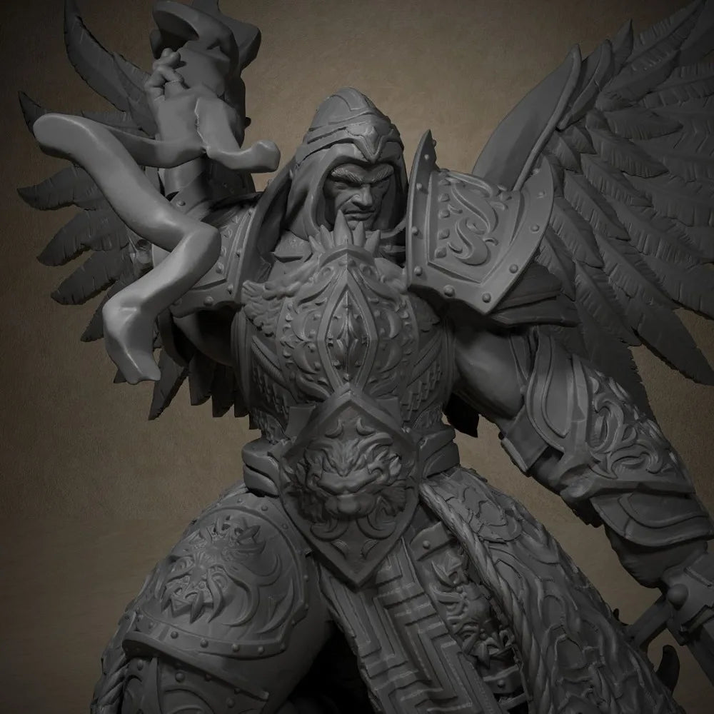 85mm Justice Angel Edridion, Resin Model Figure Kit, Fantasy Theme, Unassembled and Unpainted