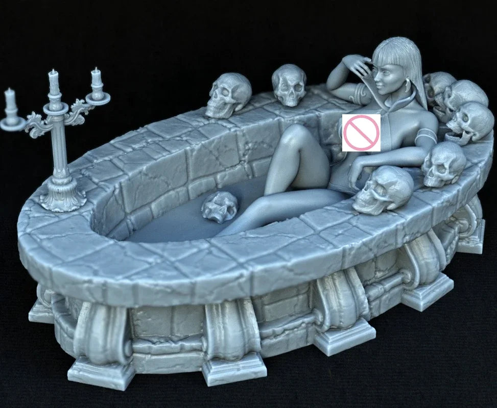 1/24 Vampire Gothic, 6 Figures, Resin Model Diorama Kit, Fantasy Theme, Unassembled and Unpainted