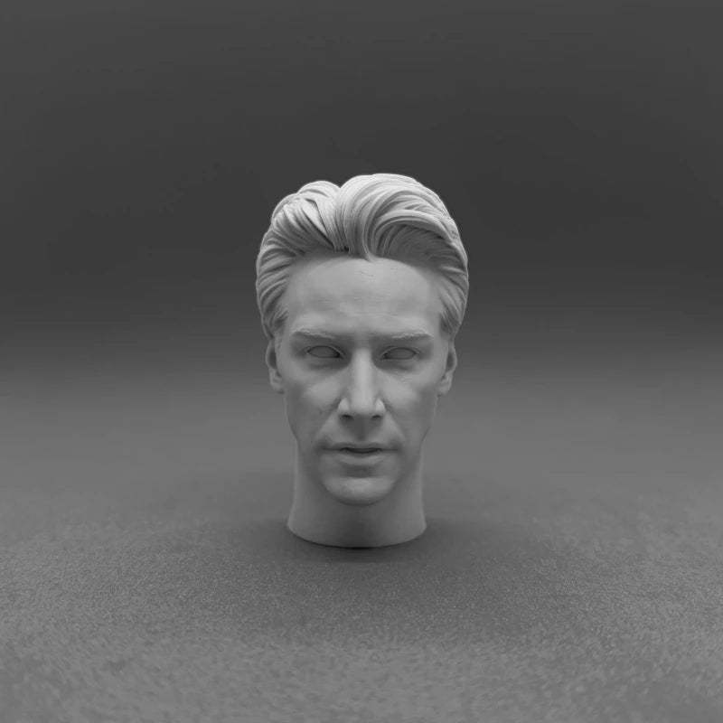 1/6 Celebrity Actor Head Sculpture, Resin Model Bust Kit, Historical Theme, Unassembled and Unpainted