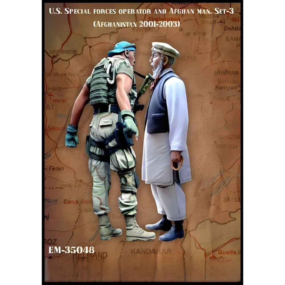 1/35 Modern US Special Forces in Afghanistan, 6 Figures, Resin Model Figure Kit, Unassembled and Unpainted