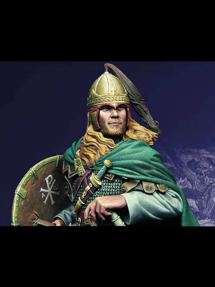 1/10 Ancient Visigoth Centurion, Resin Model Bust Kit, Unassembled and Unpainted