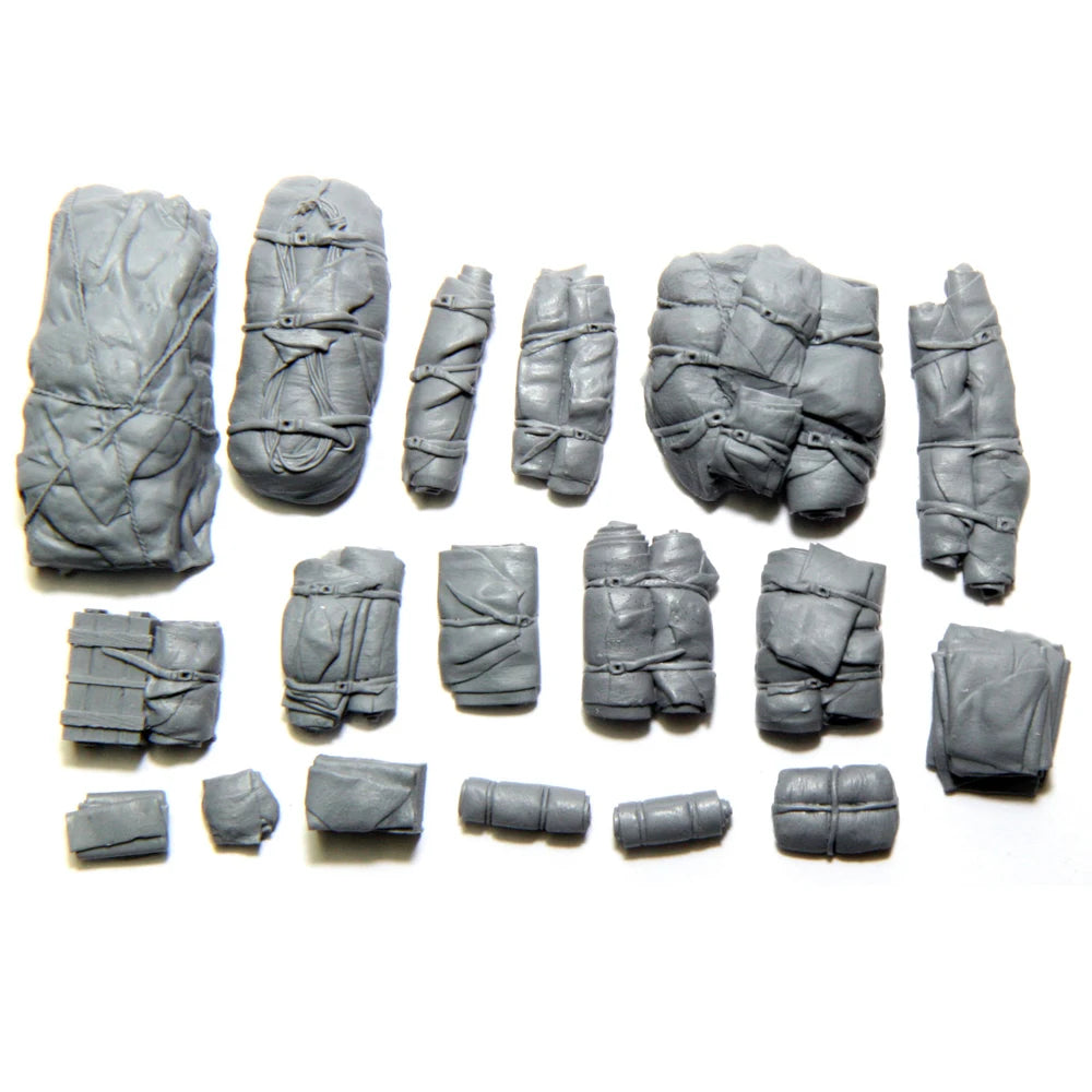 1/35 Modern Military Field Equipment, Resin Model Accessory Kit, Unpainted