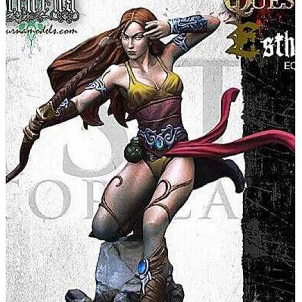 Female Fantasy Archer, Resin Model Figure Kit, Fantasy Theme, Unassembled and Unpainted