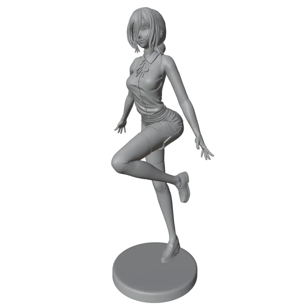 75mm Modern Female Athletic, Resin Model Figure Kit, Unassembled and Unpainted