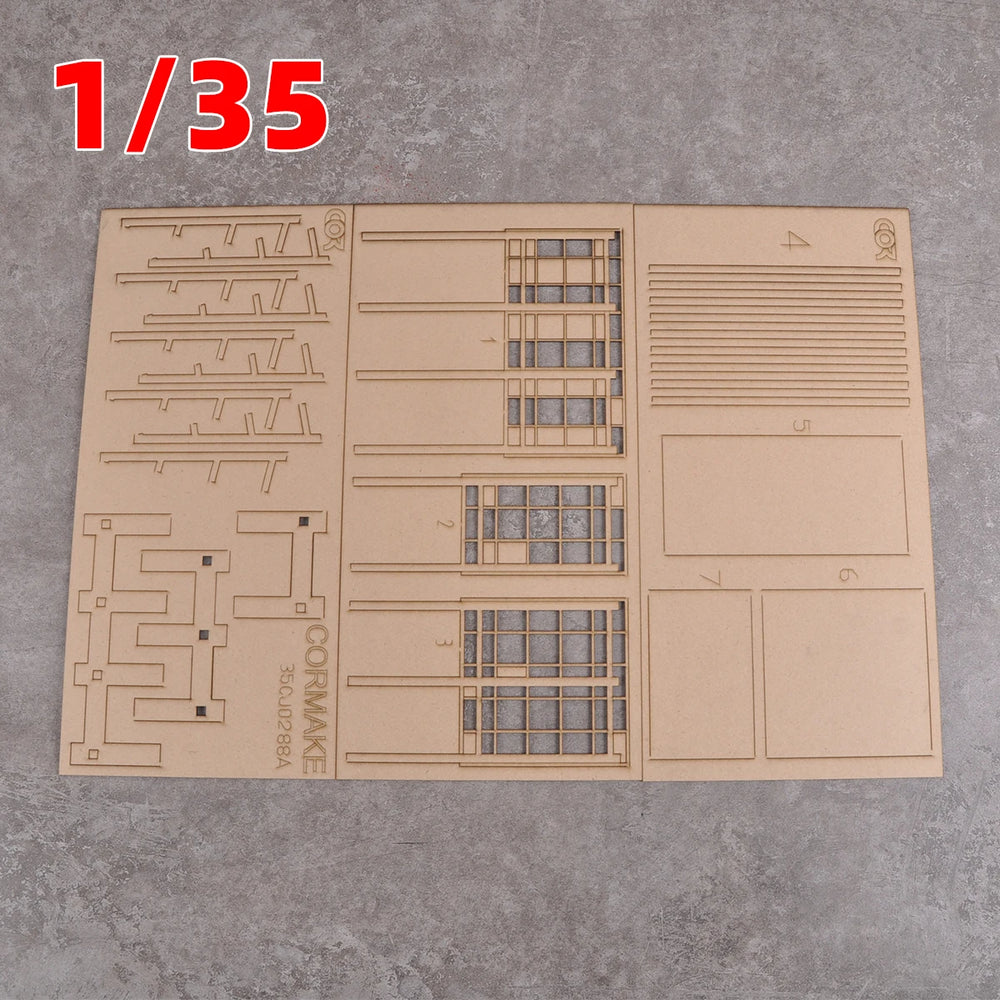 1/35 Japanese Street Scene, Resin Model Diorama Kit, Historical Theme, Unassembled and Unpainted