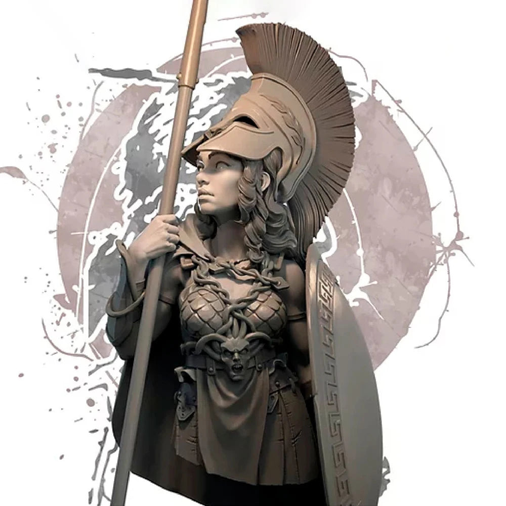 1/10 Warrior Maiden, Resin Model Figure Kit, Fantasy Theme, Unassembled and Unpainted