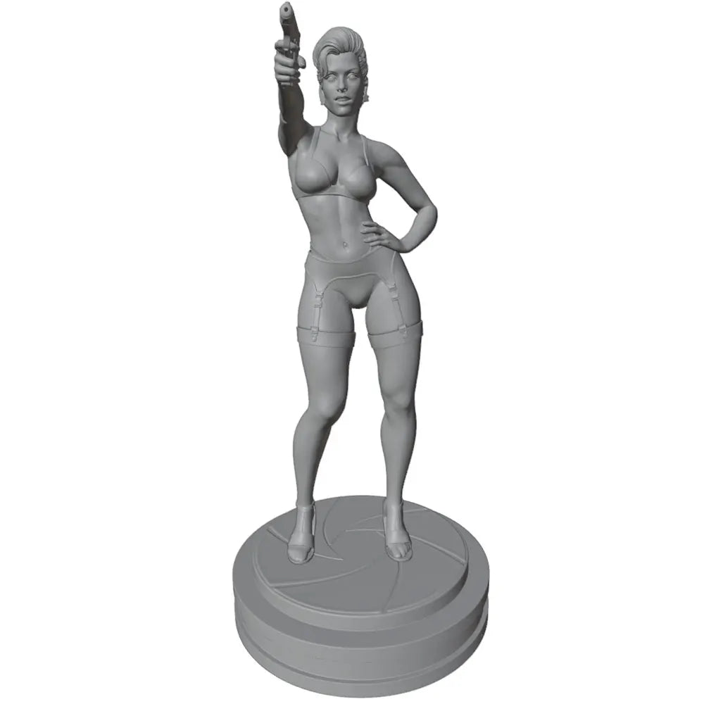 75mm Pinup, Resin Model Figure Kit, Unassembled and Unpainted