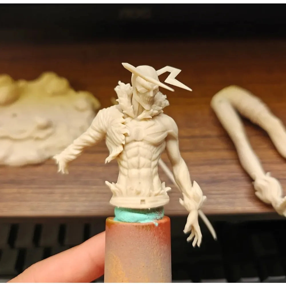 210mm Female Fantasy Warrior, Resin Model Figure Kit, Fantasy Theme, Unassembled and Unpainted
