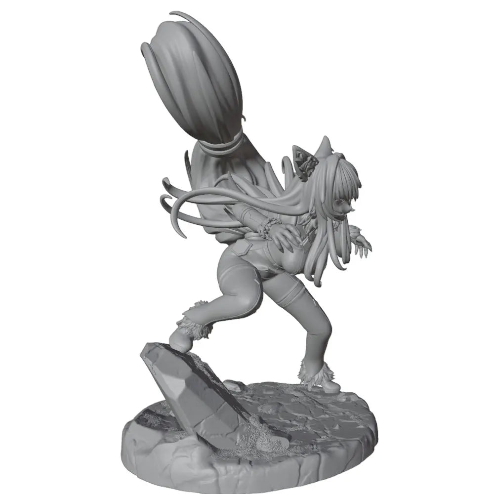 1/24 Anime Warrior, Resin Model Figure Kit, Anime Theme, Unassembled and Unpainted