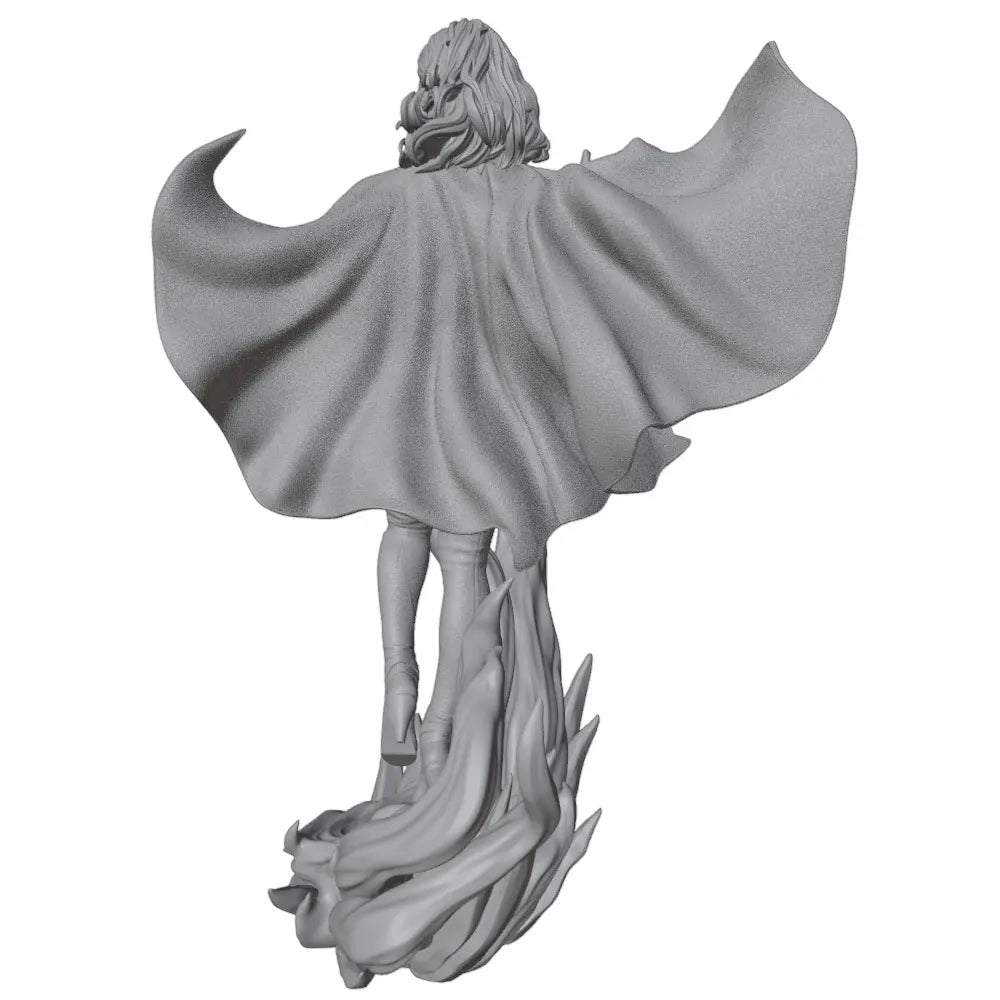 75mm Sorceress with Magical Roses, Resin Model Figure Kit, Unassembled and Unpainted