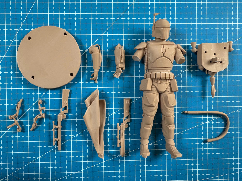 120mm Armored Clone Trooper, Resin Model Figure Kit, Sci-Fi Theme, Unassembled and Unpainted