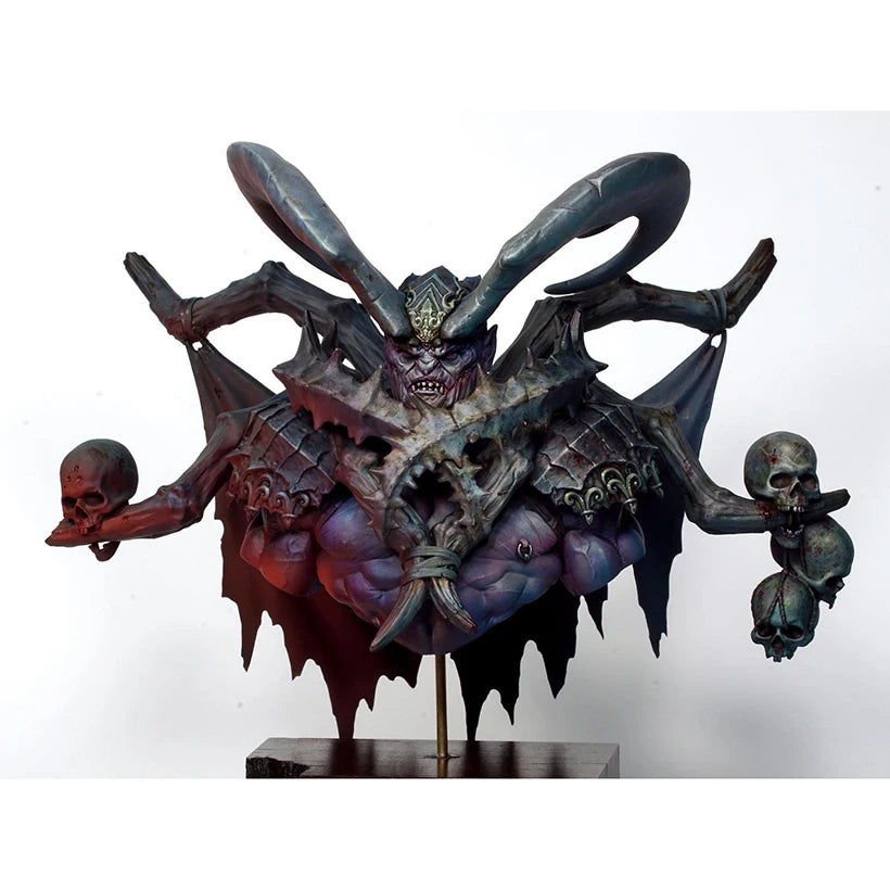 1/10 Demonic Chaos, Resin Model Bust Kit, Fantasy Theme, Unassembled and Unpainted