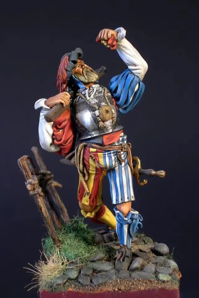 1/32 Ancient Roman Warrior, Resin Model Figure Kit, Unassembled and Unpainted