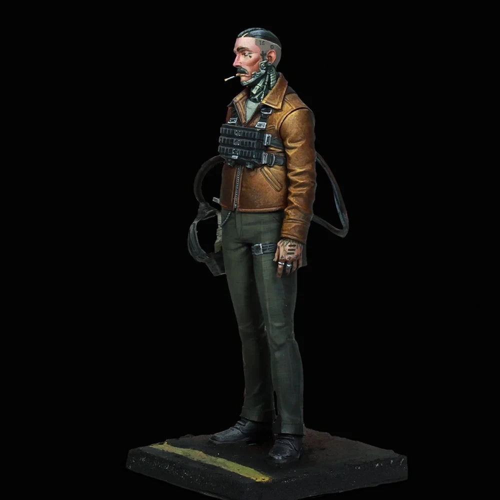 1/24 WWII German Officer, Resin Model Figure Kit, Unassembled and Unpainted