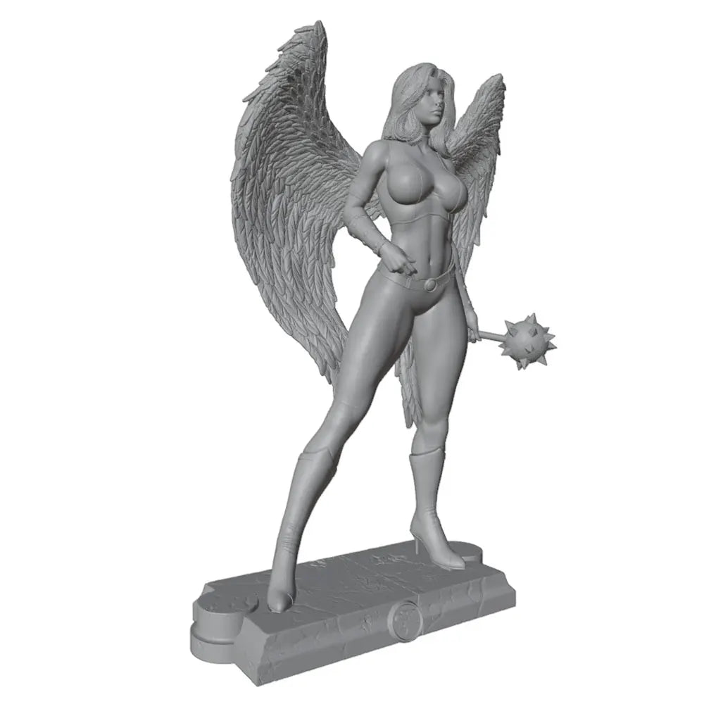 1/24 Winged Angel Demon, Resin Model Figure Kit, Fantasy Theme, Unassembled and Unpainted