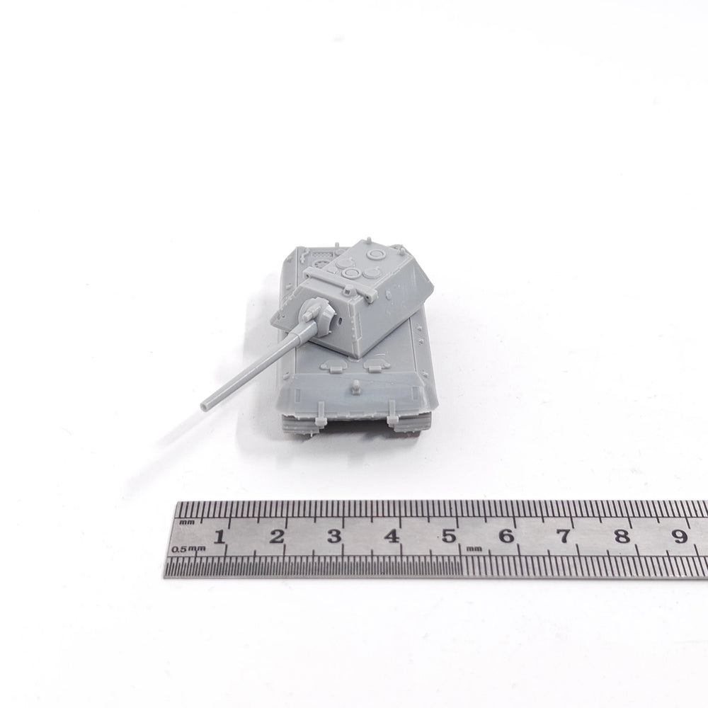 1/144 WWII German E-100 Heavy Tank, Resin Model Vehicle Kit, Unassembled and Unpainted