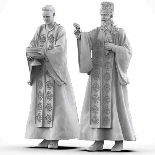 1/35 Russian Orthodox Priest, Resin Model Figure Kit, Mythology Theme, Unassembled and Unpainted