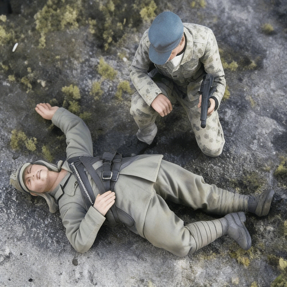 1/35 Modern Military Tactical Team, 9 Figures, Resin Model Figure Kit, Unassembled and Unpainted
