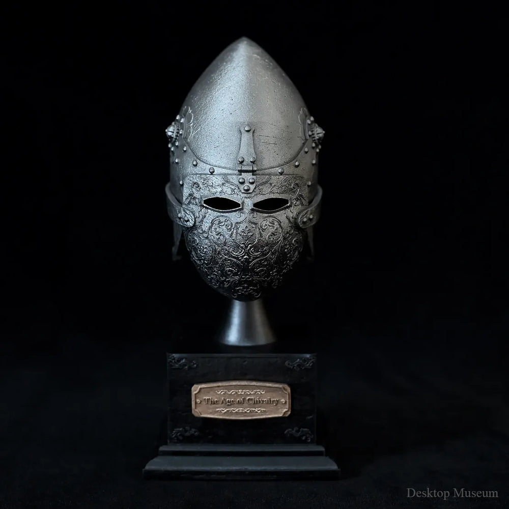 135mm Medieval European Knight Helmets, 5 Figures, Resin Model Bust Kit, Unassembled and Unpainted