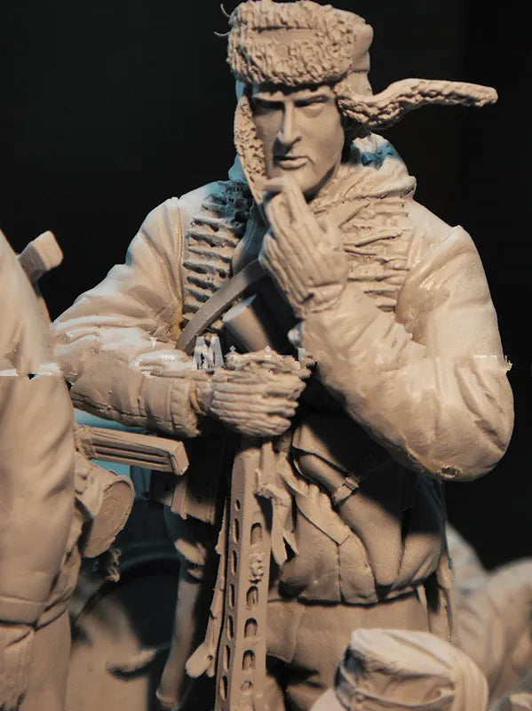 1/16 WWI Officer, Resin Model Figure Kit, Unassembled and Unpainted