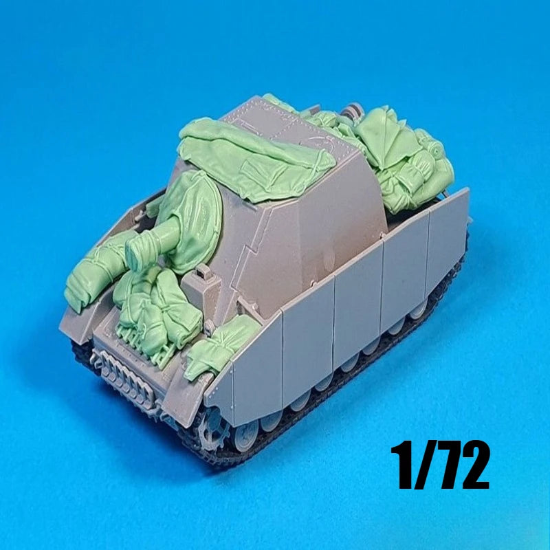 1/72 WWII German SD Kfz.166 Maultier, Resin Model Vehicle Kit, Unassembled and Unpainted