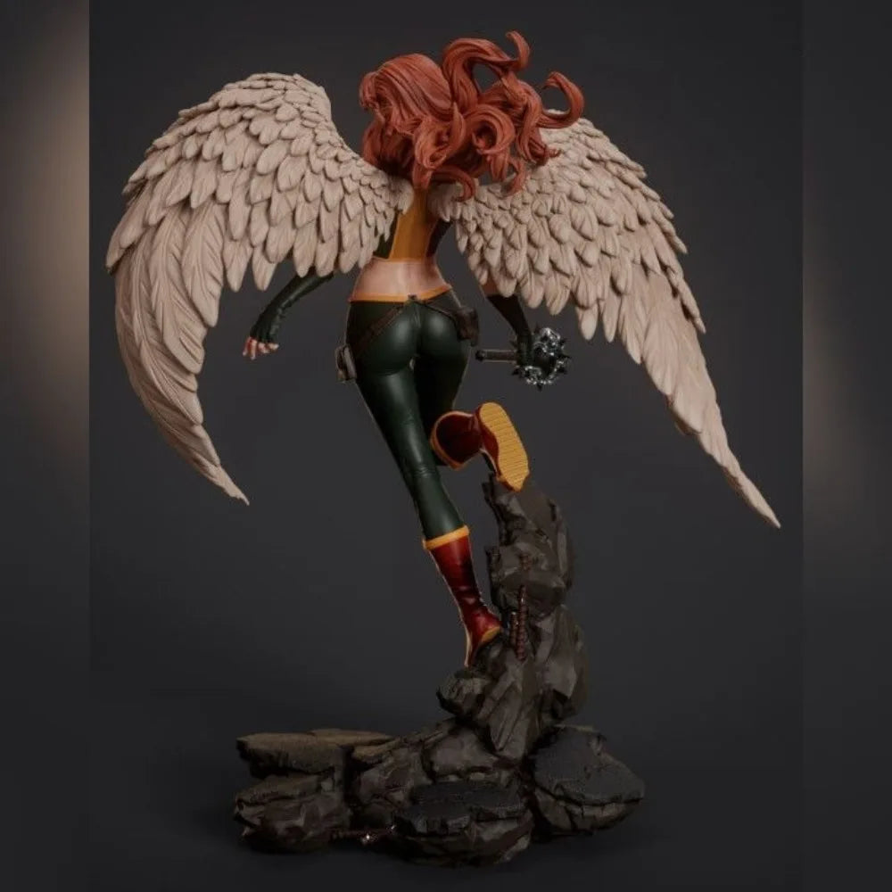 Winged Female Warrior, Resin Model Figure Kit, Fantasy Theme, Unassembled and Unpainted