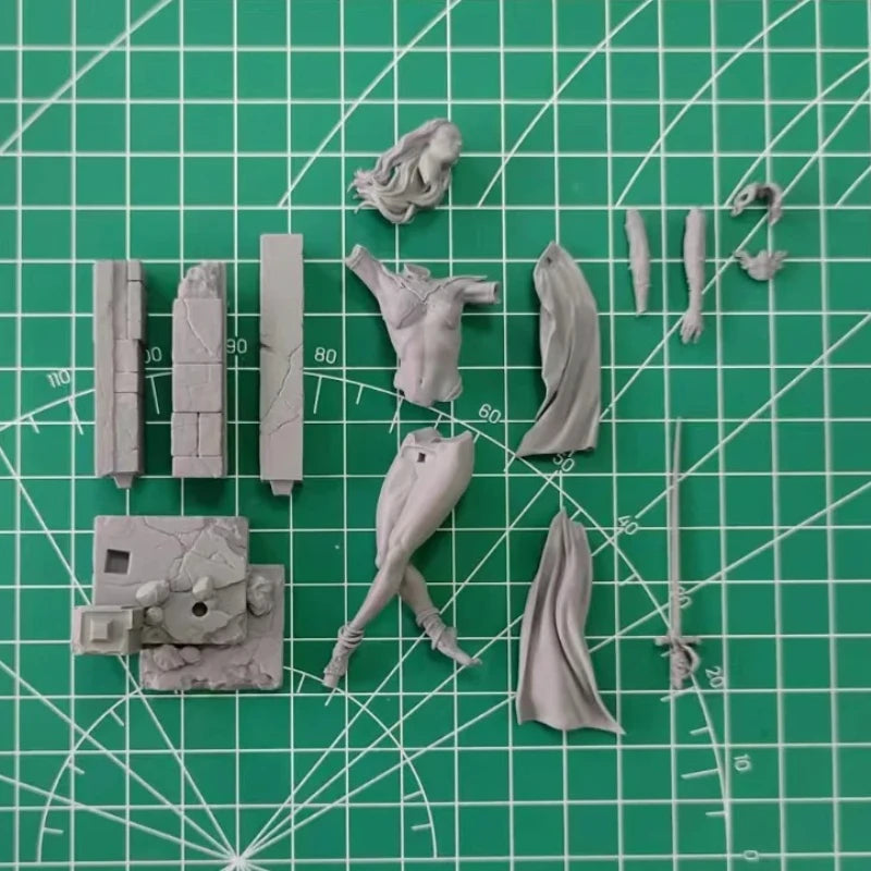 1/24 Princess of Mars, Resin Model Figure Kit, Fantasy Theme, Unassembled and Unpainted