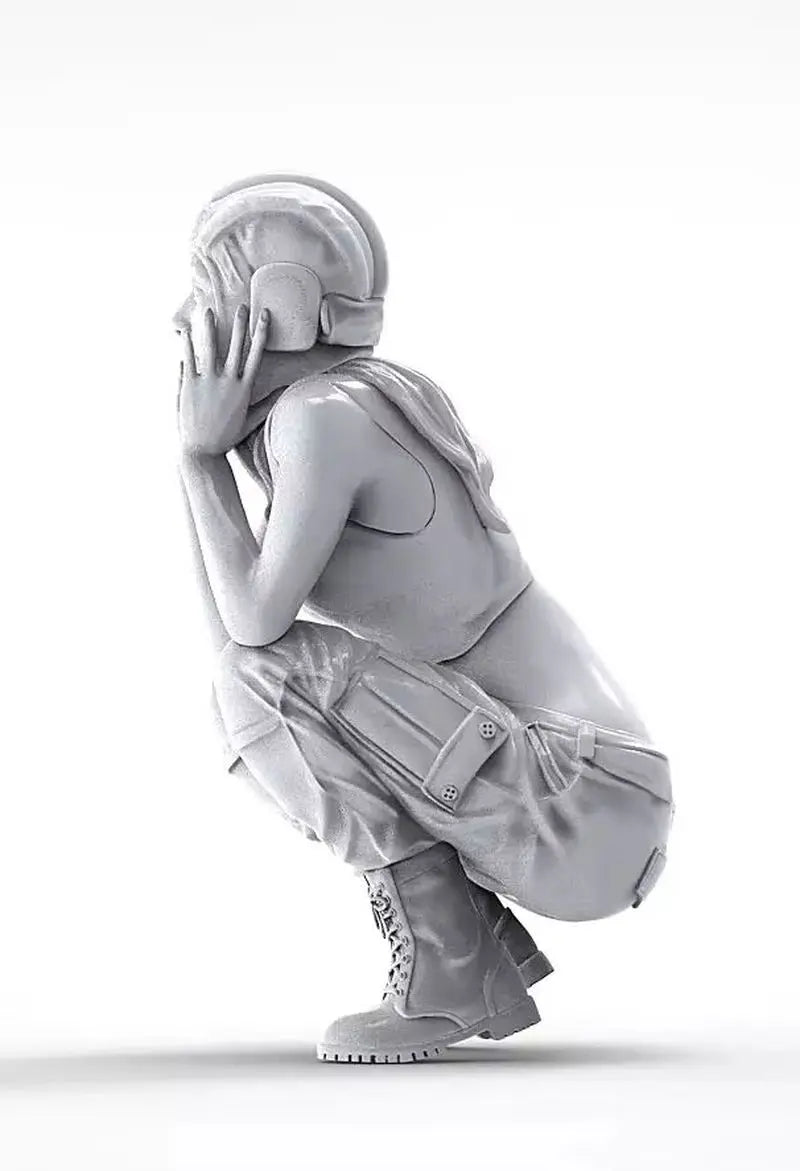 1/20 Paige Character, Resin Model Figure Kit, Anime Theme, Unassembled and Unpainted