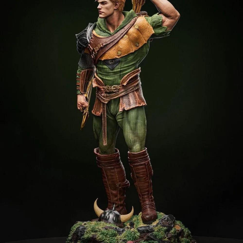 Medieval Fantasy Ranger, Resin Model Figure Kit, Unassembled and Unpainted