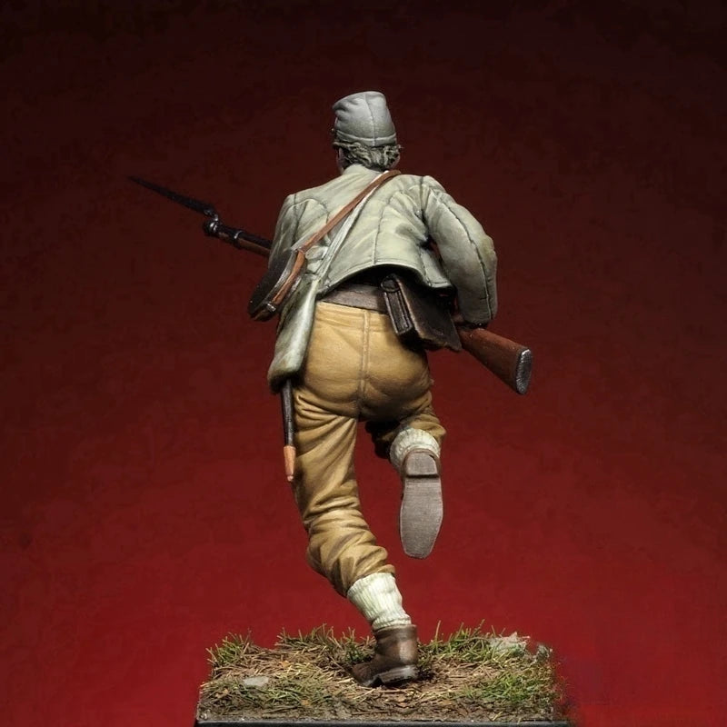 54mm WWI British Infantry, Resin Model Figure Kit, Unassembled and Unpainted