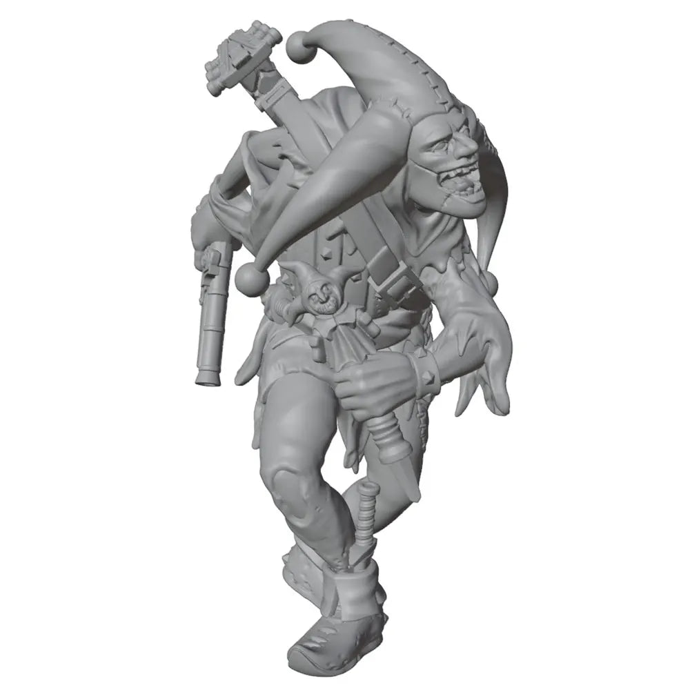 75mm Circus Clown, Resin Model Figure Kit, Unassembled and Unpainted