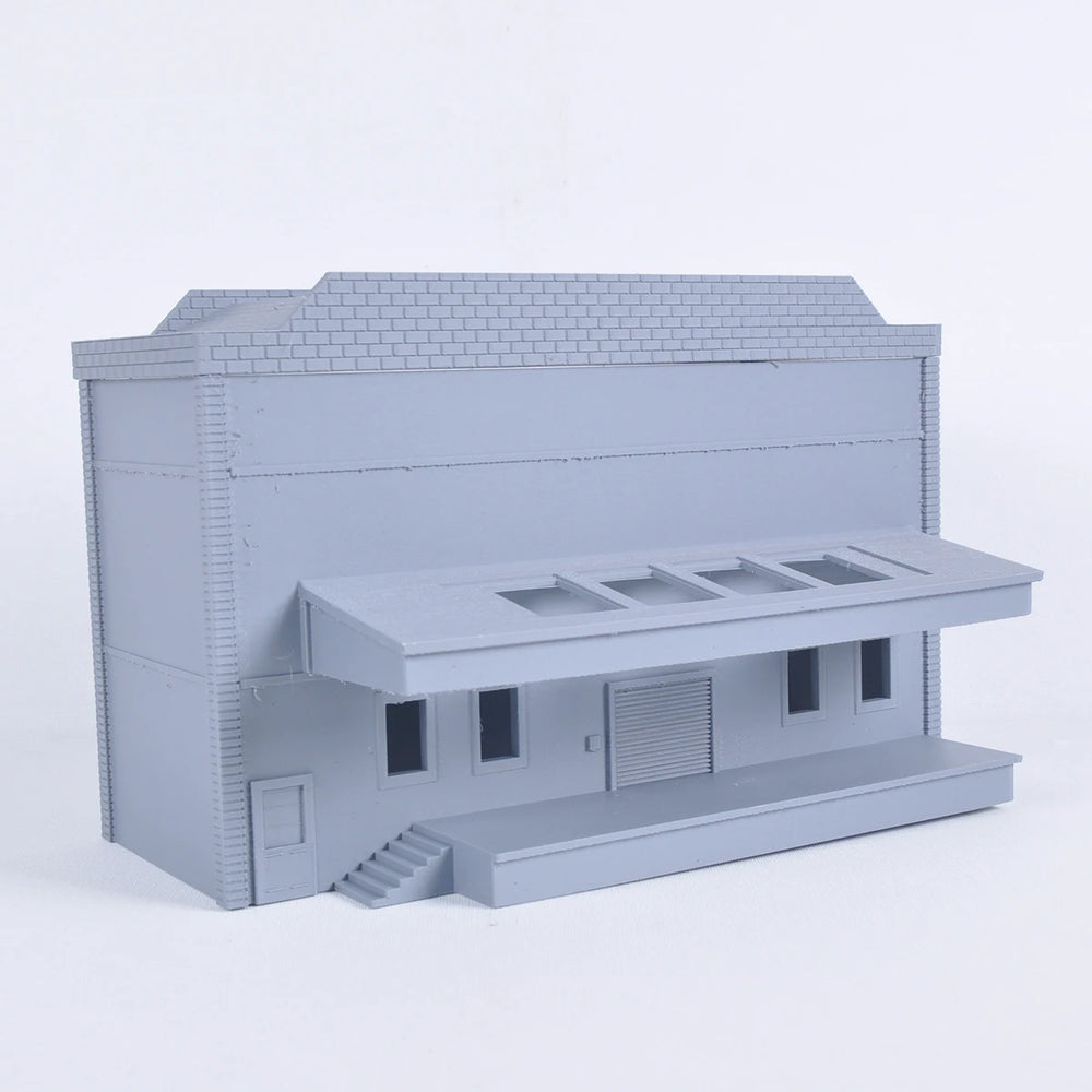1/72 Industrial Warehouse & Factory Buildings, Resin Model Diorama Kit, Historical Theme, Unassembled and Unpainted