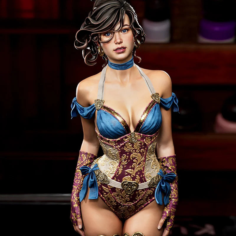 75mm Actress Pin-up, Resin Model Figure Kit, Unassembled and Unpainted