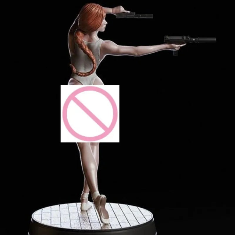 1/24 Modern Female Gunner, Resin Model Figure Kit, Unassembled and Unpainted