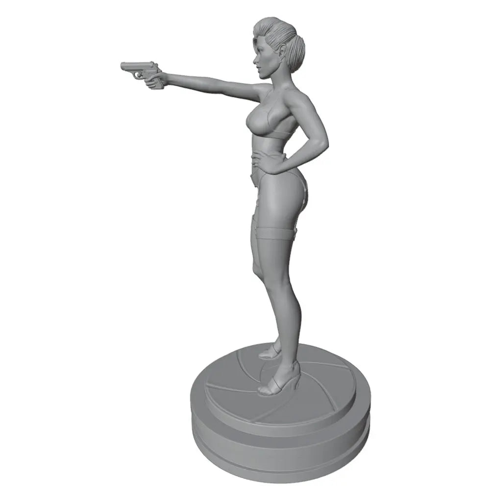 75mm Pinup, Resin Model Figure Kit, Unassembled and Unpainted