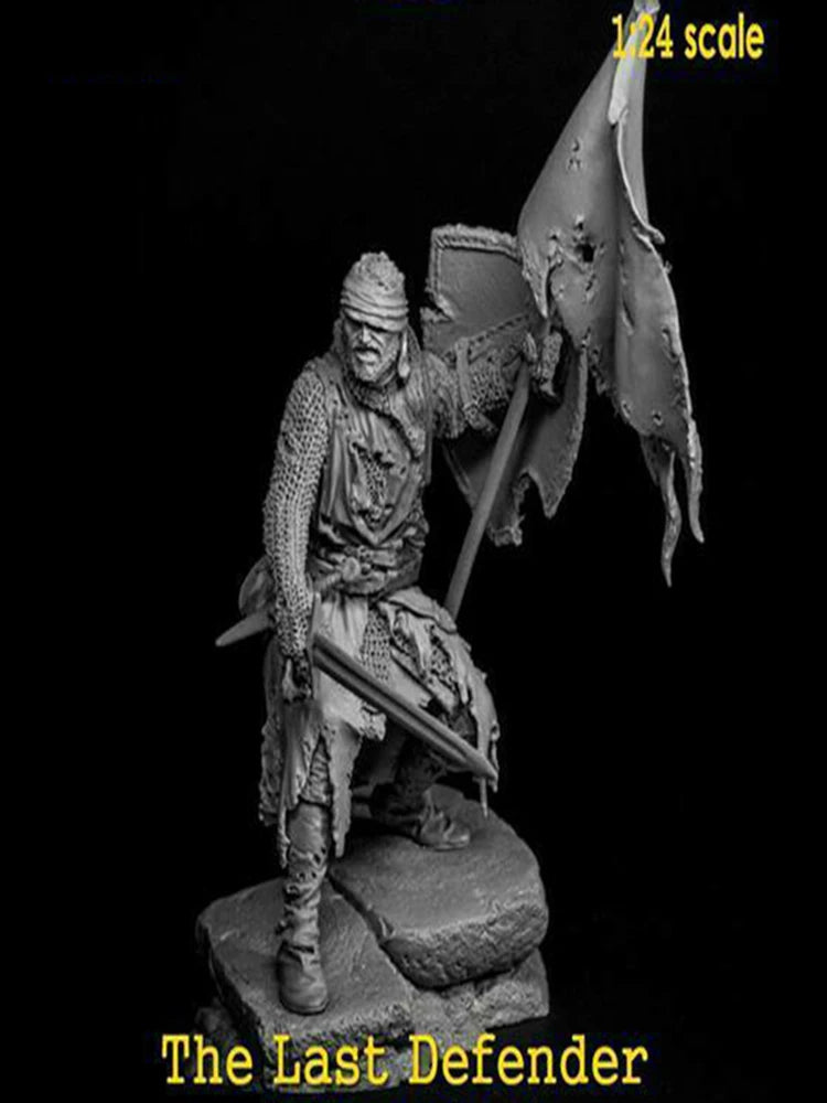 1/24 Ancient Warrior the Last Defender, Resin Model Figure Kit, Unassembled and Unpainted