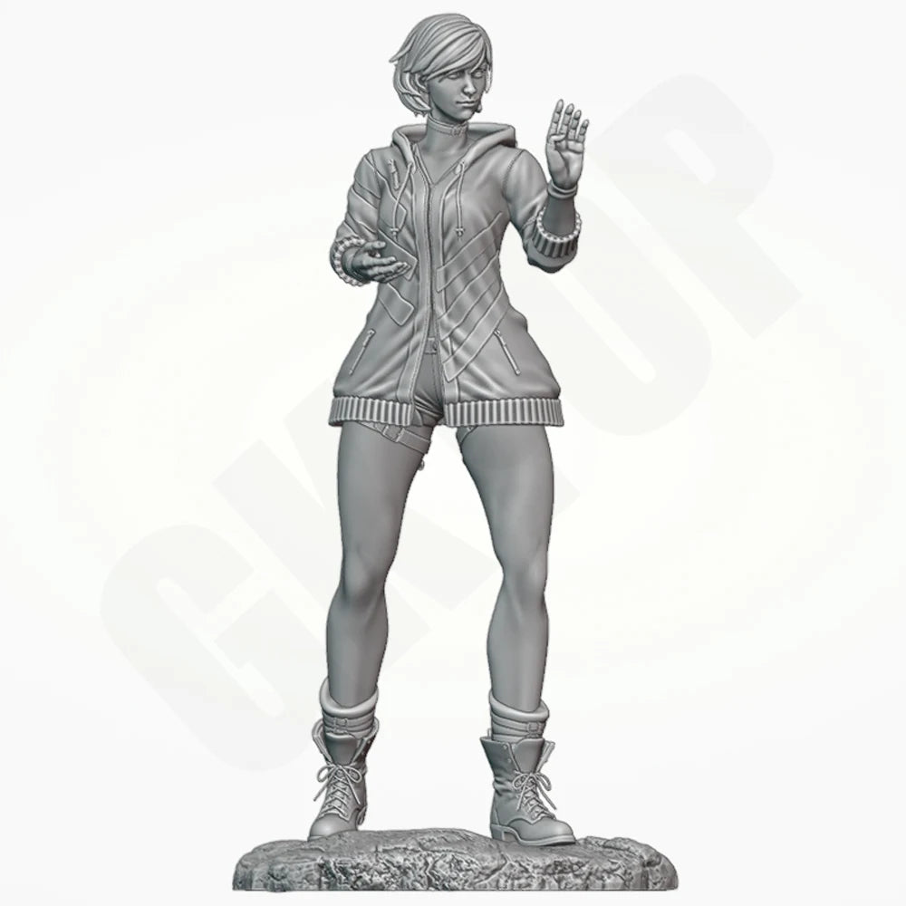 1/24 Belle Reina Pretty Girl, Resin Model Figure Kit, Unassembled and Unpainted