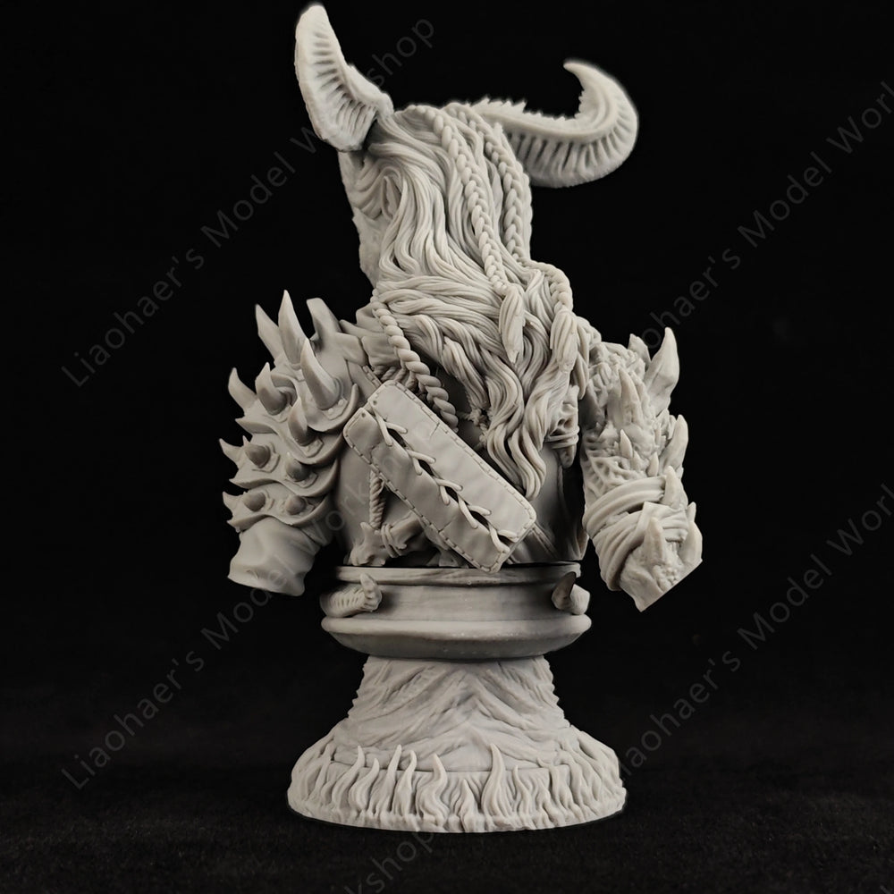 1/10 Dark Fantasy Demon Girl, Resin Model Bust Kit, Fantasy Theme, Unassembled and Unpainted