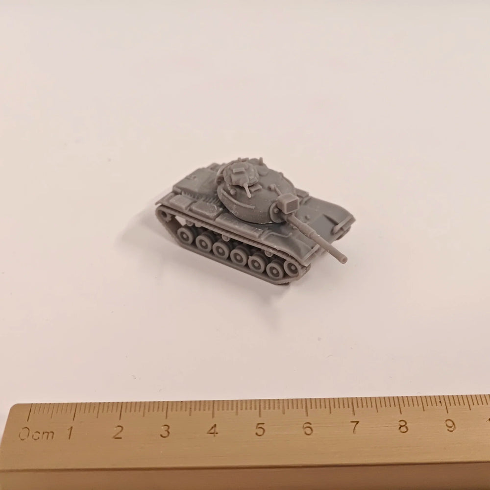 1/144 Cold War M60 Main Battle Tank, Resin Model Vehicle Kit, Unassembled and Unpainted