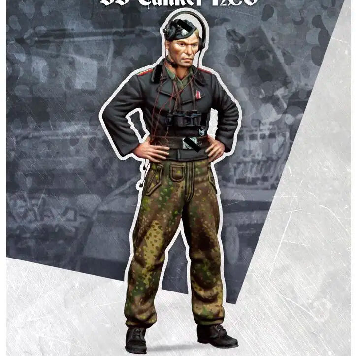 1/35 WWII German Soldier in 1930s Uniform, Resin Model Figure Kit, Unassembled and Unpainted
