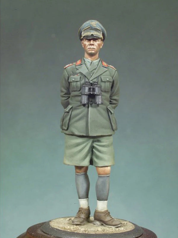 54mm WWII German General, Resin Model Bust Kit, Unassembled and Unpainted