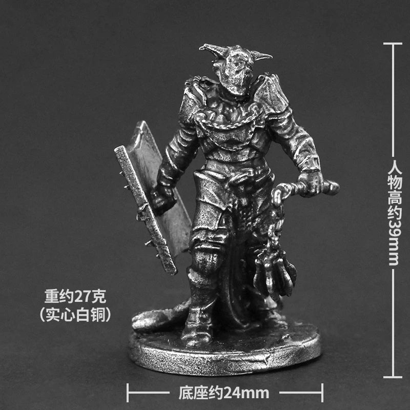 32mm Black Dragon Warriors, 9 Figures, Resin Model Figure Kit, Fantasy Theme, Unassembled and Unpainted