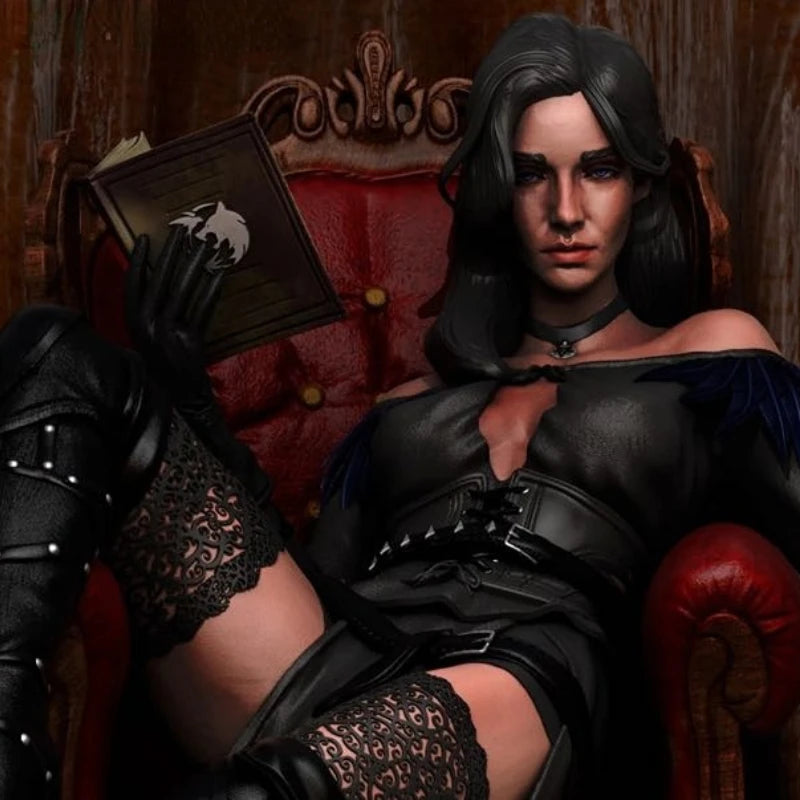 1/24 Dark Fantasy Female Hunter, Resin Model Figure Kit, Fantasy Theme, Unassembled and Unpainted