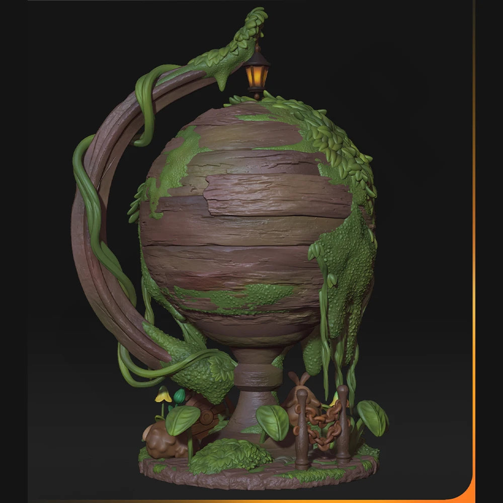 Enchanted Forest, Resin Model Diorama Kit, Fantasy Theme, Unassembled and Unpainted