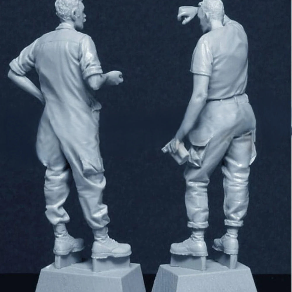 1/35 Modern US Tactical Operators in Patrol, 2 Figures, Resin Model Figure Kit, Unassembled and Unpainted