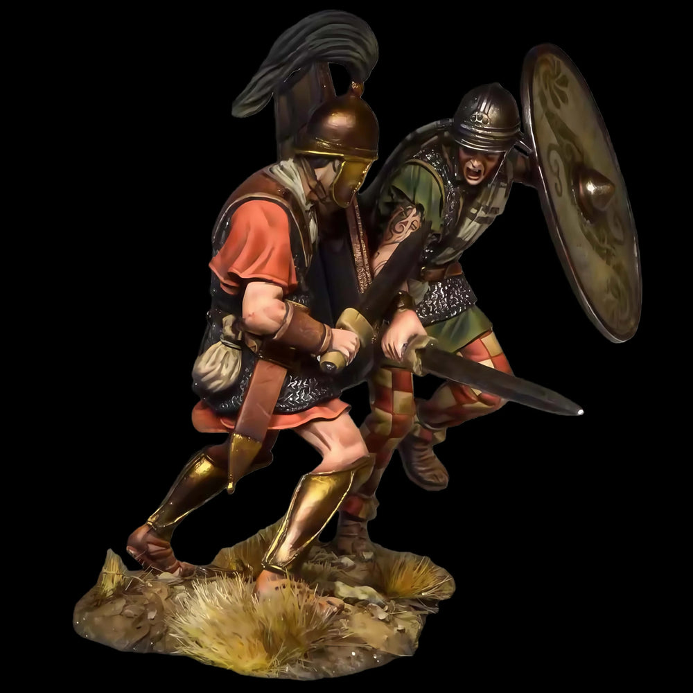 1/35 Ancient Roman Warriors, 2 Figures, Resin Model Figure Kit, Unassembled and Unpainted