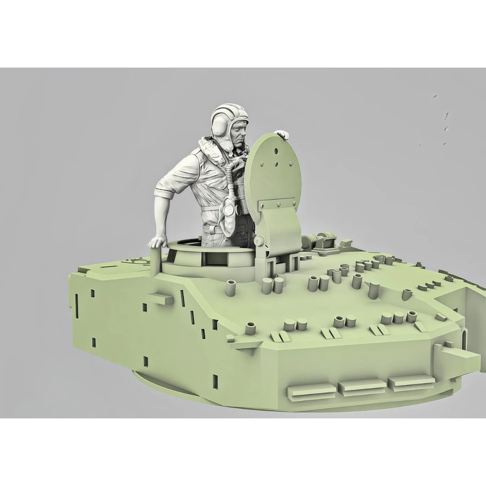 1/35 Modern Soviet Stormtroopers with Fortified Bunker, 7 Figures, Resin Model Figure Kit, Unassembled and Unpainted